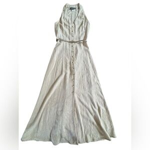 City Triangles Cream Maxi Dress *BELT NOT INCLUDED*